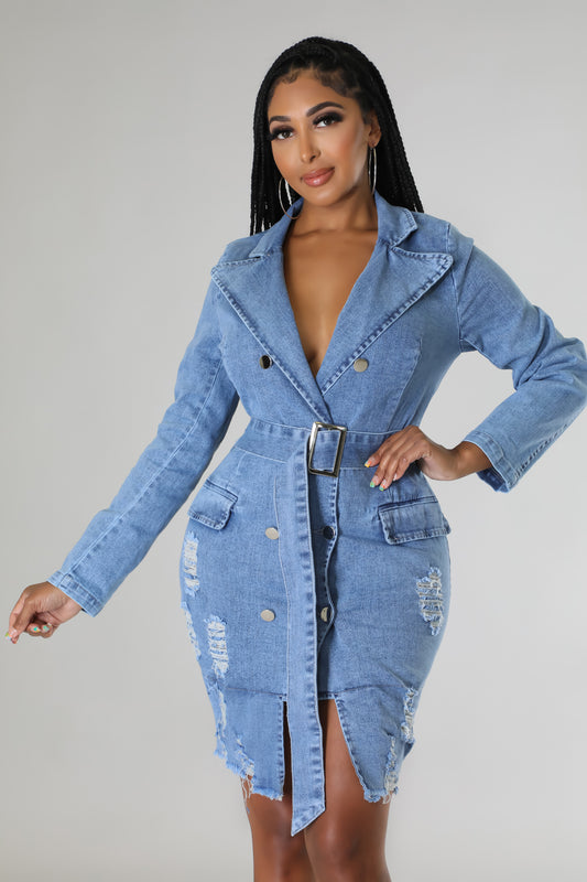 "Just Me" Denim Dress